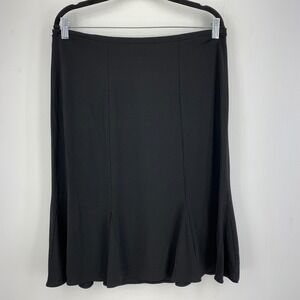 Gap Vintage 2000s Stretch Mermaid Gored Skirt Womens Large Minimalist Goth